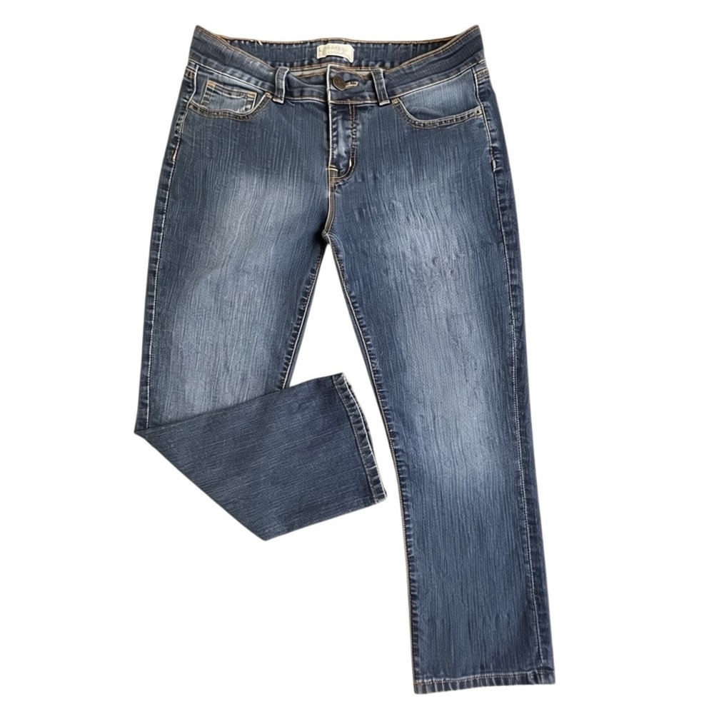 8 Circuits of Consciousness Women’s Cropped Straight Leg Jeans Size 10 (30/24)